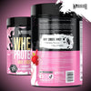 Whey Protein Powder 500g - Up to 36g* Protein per Shake – Low Sugar - Muscle Growth and Recovery Drink - Amazing Taste - 20 Servings - GMP Certified (Strawberry Milkshake)