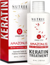 Brazilian Keratin Hair Treatment One Step Protein Hair Treatment Formaldehyde Free Natural Ingredients AÇAI - Smooths, Strengthens, Moisturizers, Adds Shine, Reduces Frizz (One Step Keratin 60 ml)