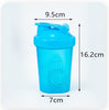 Protein Shaker Bottle 400 ml With Mixer Ball Leak Proof Secure Drinking Flip Cap 14 oz Shake Cup Water Bottle For Powder Blender Gym Sports Supplement Fitness Workout