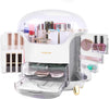 Makeup Organiser with Clear Lid, Skincare Organiser Storage Drawers Beauty Holder Cosmetic Organisers for Bathroom, DressingTable Organiser Dustproof Waterproof