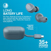 Go Air Pop+ True Wireless Earbuds, In Ear Headphones, Bluetooth Earphones, 35H Playtime Ear Buds, Bluetooth Earbuds with Microphone, USB-C Charging Case, Multipoint, EQ3 Sound, Slate