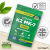 Vitamin K2 MK7 600mcg | 120 Tablets | High Strength Vitamin K2 Menaquinone MK-7 Supplement | Suitable for Vegans | Letterbox Friendly Packaging | by Horbaach