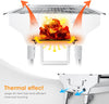 Barbecue Grill, Stainless Steel BBQ, Large Folding Portable BBQ Grill, Charcoal Grill for Outdoor Cooking Camping Hiking Picnics
