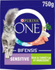 Sensitive Dry Cat Food Rich in Turkey 750g, Pack of 4