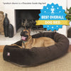 40 Inch Sage Suede Bagel Dog Bed By Products