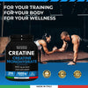 ® Creatine Monohydrate Powder 1kg/1000g | Pure Creatin Micronised | Improve Training, Sports, Gym, Pre Workout, Physical Performance and Recovery | Muscle Power & Strength | 100% Vegan | No GMO