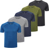 5 Pack Gym T Shirts Men Dry Fit Sport Tops for Men Light Running Shirts Moisture Wicking Athletic Shirts Breathable Cool Workout Shirts