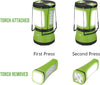 LE 3 in 1 Camping Lantern with 2 Detachable Torches, 600 Lumen, Camping Light Rechargeable or Battery Powered, Outdoor Camping Accessories for Tent, Caravan, Emergency, Fishing, Power Cuts and More