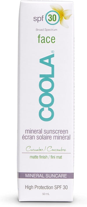 SPF 30 Mineral Face Sun Cream, 70 Percent + Organic Daily SPF Face Moisturiser, Broad Spectrum UVA/UVB Protection Sunscreen, 50 ml