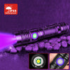 UV Light Torch Ultraviolet Flashlight Rechargeable 395nm, Wood's Lamp Black Light Blacklight Portable Mini Handheld LED Pet Urine Ringworm Detector, Resin Curing, Pocket-Sized