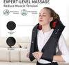 Neck Massager, Deep Tissue 3D Kneading, by , Portable, with Heat, Shiatsu Massager for Neck, Back, Shoulder, Foot and Leg, at Home and Car, Suitable for Women and Men (Black)