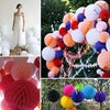 12 Pack Tissue Paper Honeycomb Balls, Poms Birthday Baby Shower Wedding Decorations (Colorful)