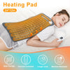 Electric heat pad,Heating Pad with 6 Temperature Levels,4 Time Settings,Automatic Switch-Off,Heat Pads for Back,Machine Washable(Dark Grey,12" x 24")