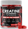 Creatine 120 Gummies Max 5000mg for Men and Women Creatine Monohydrate with Added Magnesium - Chewable Gummies, Strawberry Flavour (1 Month Supply)