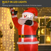 8ft LED Inflatable Air Blown Christmas Santa Claus Outdoor Garden Yard Lawn Christmas Party Xmas Decoration Gift