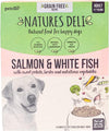 Adult Grain Free Wet Dog Food, Salmon and White Fish, Sweet Potato, Herbs and Vegetables, Natural Complete Wet Food Trays, 7 x 400g