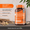 Organic Ashwagandha KSM-66® with 5% Withanolides - Vegan Friendly with The Highest Concentration Most Bioavailable Full-Spectrum Root Powder for Immune Support - Made in The UK by