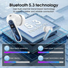 Wireless Earbuds, Wireless Headphones Bluetooth 5.3 Headphones In Ear with 4 ENC Noise Cancelling Mic,  New 40H Bluetooth Earphones Mini Deep Bass Stereo Ear Buds, IP7 Waterproof, LED Display