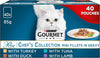 Perle Chef's Collection in Gravy Wet Adult Cat Food 40x85g