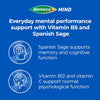 Mind Effervescent Tablets Including B Vitamins, with Spanish Sage to Support Memory and Mental Performance- 15 Tablets – Berry Flavour