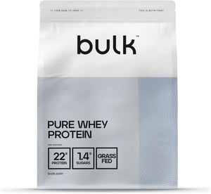 Pure Whey Protein Powder Shake, White Chocolate, 1 kg, Packaging May Vary