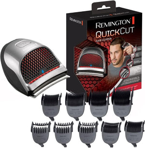 Quick Cut Hair Clippers (Cordless, 40-Minute Usage, Quick Charge, Curve Cut Blade Technology, Cleaner more Even Cut, Grading, Tapering & Trimming, 9 Guide Combs 1.5-15mm, Waterproof) HC4250