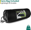 Trail Double Self Inflating Camping Mat, 2 Person Inflatable Sleeping Mattress, Expandable Foam Core for Comfort, Drawcord Travel Bag (L186cm x W110cm x D2.5cm)
