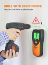 Stud Finder Wall Scanner Sensor - 5 in 1 Electronic Stud with LCD Display & Audio Alarm for Wood AC Live Wire Metal Studs Detection Joist Pipe