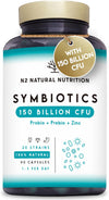 Probiotics 400 Billion CFU/gr* Shock Treatment with 20 Multi Strains, Prebiotics & Zinc with Highest Concentration. Probiotics for Gut Health and IBS Relief. 76 Days Dosage. EU.