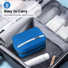 Travelling Toiletry Bag Portable Hanging Water-Resistant Wash Bag for Travelling, Business Trip, Camping (Blue/A)