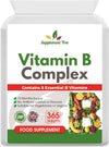 Vitamin B Complex 365 Tablets - with B1, B2, B3, B5, B6, B12, Biotin, Folic Acid - UK Manufactured