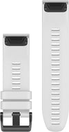 QuickFit 26mm Watch Band and Optional Extra Long Strap, White Silicone, (010-12903-00)