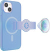 : PopCase PlantCore MagSafe - Plant-Based Phone Case IPhone 14 Plus With A Repositionable PopGrip Slide Phone Stand And Grip With A Swappable Top - Blue Opalescent