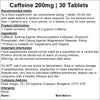 Caffeine Tablets 200mg | Packaging May Vary (30)