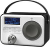 DAB Radio Portable, Bluetooth Speaker, DAB Plus/DAB Radio, FM Radio, Mains Powered or Battery Powered, Portable Bluetooth Speaker, USB Charging for 10 Hours Playback