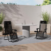 Sun Loungers For Garden Chairs Set of 2, Heavy Duty Zero Gravity Chairs With Cup Holders & Headrest Pillow, Folding Garden Recliner Chairs Sunloungers For Deck Chair, Patio, Beach Lounger