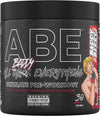 Bundle ABE Pre Workout 375g + 750ml Steel Protein Shaker | All Black Everything Pre Workout Powder, Energy & Physical Performance with Creatine, Beta Alanine (Baddy Berry)