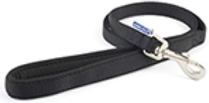 Viva Soft Touch Padded Snap Lead Black, size 100 x 1.2 cm, Max kg 20 kg, Weather Proof