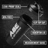 Bundle ABE Pre Workout 375g + ABE Black Shaker | All Black Everything Pre Workout Powder, Energy Drink, Physical Performance, Creatine, Beta Alanine, Caffeine (Twirler Ice Cream)