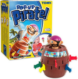 Pop Up Pirate Classic Children's Action Board Game, Family and Preschool Kids Game for Children 4, 5, 6, 7, 8 Year Old Boys Girls Adults,Packaging may vary