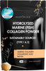 Marine Collagen Powder for Women - Marine Collagen with Hyaluronic Acid, Vitamin C, Biotin & MSM. Hydrolyzed Collagen Peptides Powder for Skin, Hair, Nails Backed by 6 Clinical Studies, 30 Servings