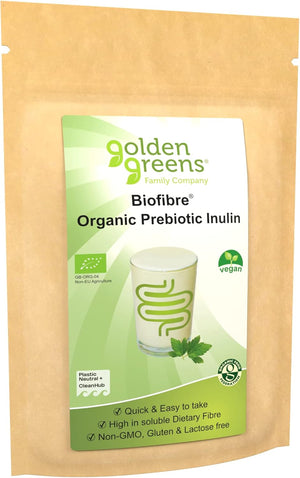 Organic Prebiotic Inulin Fibre, 250g