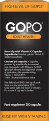 Joint Health 200 Capsules - Rose-Hip & Vitamin C - Helps maintain healthy & flexible joints