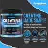 Creatine 120 Gummies Max 5000mg for Men & Women Creatine Monohydrate Plus B12 and L-Taurine Chewable Gummies, Blueberry Flavour 1 Month Supply (1 Count (Pack of 120), Blueberry)