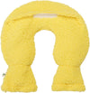 Premium Neck hot Water Bottle Made of PVC for Shoulder and Neck with Cuddly Teddy Cover with Velcro Closure and Extra Inner Lining, BS1970:2012 Certified (Yellow)