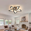 LED Ceiling Light, 60W 6500LM Mordern LED Ceiling Lights Warm White 3000K, Creative Petals Design, Acrylic Chandelier for Living Room Bedroom Dining Room (Dia 60cm)