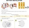 LED Spotlights Ceiling Light Wireless Battery Operated Dartboard Light Stick on Lights, Dimmable Uplight with Remote for Lighting up Painting Picture Artwork Frame Closet, Warm White, 2 Pack