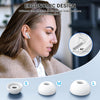 Wireless Earbuds,Wireless Earphones Bluetooth 5.3 in Ear with 4 Mic ENC Calls Noise Cancelling Wireless Headphones Mini LED Display HiFi Stereo 42H Playtime Bluetooth Earbuds Touch Control/IP6/White