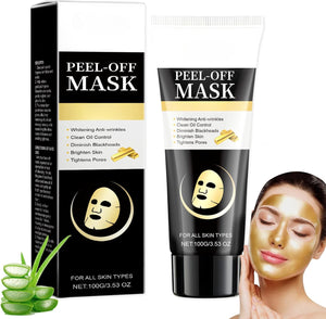 Collagen Peel Off Face Masks, Purifying Deep Cleansing Collagen Face Mask, Golden Face Masks Skincare Peel Off, Blackhead Remover Reduces Fine Lines & Wrinkles,Skin Care Face Lifting Firming Mask