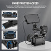 ZV-E1 Camera Cage Kit with ARRI Top Handle, HDMI Cable Clamp, NATO Rail, Arca Type Base, 3/8" ARRI Holes, 1/4" Threads, Cold Shoes, Full Cage Compatible with Sony ZV-E1 DJI RS RSC, CA035